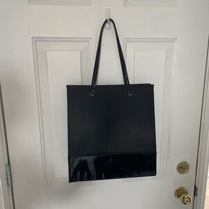 Structured Black tote bag